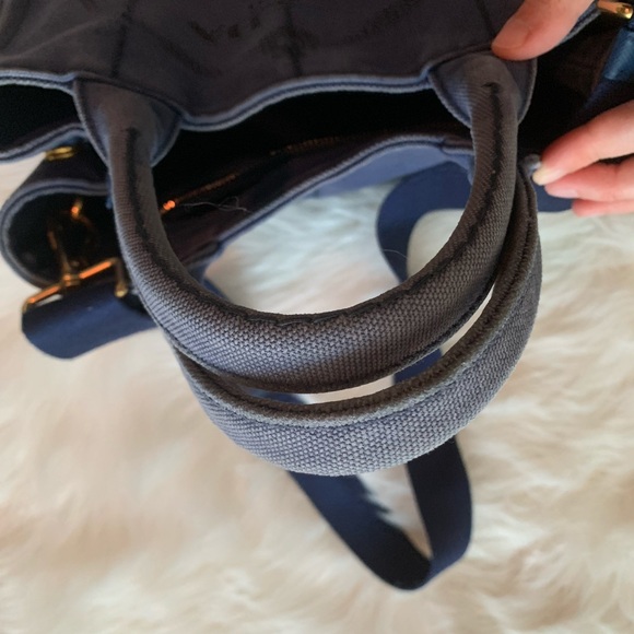 Prada Canapa Tote with Strap - Picture 8 of 14